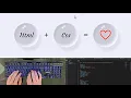 ASMR Programming - Html CSS Love Water Drop Effects