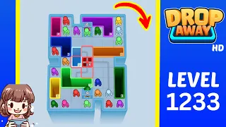 Drop Away Level 1233 Solution Walkthrough
