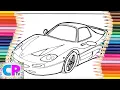 Ferrari F50 Super Racing Car How to Color Ferrari F50 Racing Cars Coloring Pages