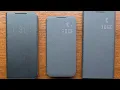 Samsung S21+ vs S22 vs S22 Ultra Incoming Calls with Video Backgrounds in Smart LED View Flip Cases