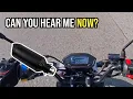 First ride with the NEW EXHAUST on my Boom Vader 125 Honda Grom Clone