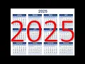 Calendar 2025