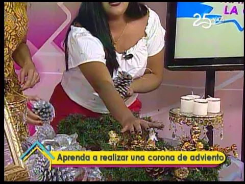 Aprenda a realizar una corona de adviento