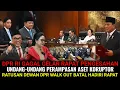 DPR RI GAGAL GELAR RAPAT PENGESAHAN PERAMPASAN ASET❗ RATUSAN DEWAN DPR WALK OUT BATAL HADIRI RAPAT !