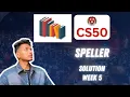 CS50 PSet 5 - Speller Walkthrough Step by Step for Beginners mp4