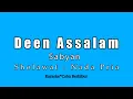 Download Lagu Deen Assalam - Sabyan (Karaoke HD) Nada Pria