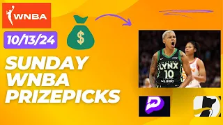 PRIZEPICKS WNBA PLAYER PROPS SUNDAY | 10/13/24 | BEST PROPS AND PICKS WNBA FINALS GAME 2 MIN VS LYNX