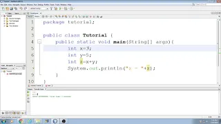 Beginning Java Tutorial 12 Mathematical Operators Addition Subtraction and Multiplication