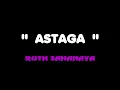 Ruth Sahanaya - ASTAGA. Karaoke. Key C.