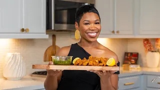 PART TWO- FRIED FISH BITES W/ HERB DIP'N  SAUCE