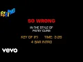 Patsy Cline - So Wrong Karaoke