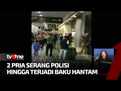 Ricuh! Dua Pria Serang Polisi di Bandara Internasional Miami