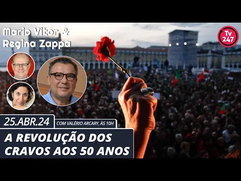 Download MP3 Mario Vitor \u0026 Regina Zappa - A Revolução dos Cravos aos 50 anos (25.04.24)