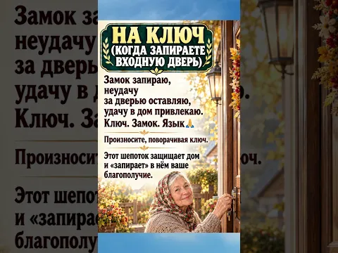 Шепоток на ключ