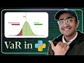 Value at Risk VAR in Python under 25 lines of code You MISS You LOSE