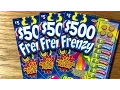 3X 500 Frenzy Nebraska Lottery Scratch Offs