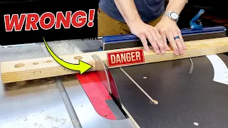 NEVER Use a Table Saw Like This 99 of Beginners Do