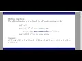 Definition and example of mobius function