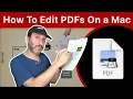Why You Can t Edit PDF Files In Mac