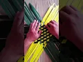 Woven three dimensional tape basket