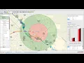 Buffer and Drive Analysis in Simple GIS Client Software
