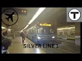 Boston Silver Line 1 Ride South Station to Boston Logan International Airport