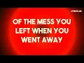 Alanis Morissette - You Oughta Know (Lyrics)
