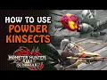Tips For Using Powder Kinsects With Insect Glaive Monster Hunter Rise