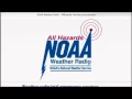 NOAA Weather Radio Beckley WV and Keeney Mountain WV 2015 4 59 PM EST