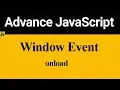 Window Events in JavaScript Hindi