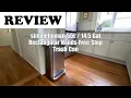 simplehuman 55L Kitchen Trash Can Review Hands-Free Stylish 2025