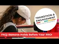 FAQ Remove Holds Before RRO Red Raider Orientation Texas Tech Transition and Engagement