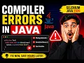 147 Compiler Errors in Java Selenium Java 2026