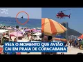 Lagu Avião Cai em Copacabana, Buscas Duram Horas e Piloto é Encontrado Sem Vida | Alvo da Notícia