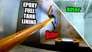 Lining Our Fuel Tank With G/Flex 650 Epoxy | Sailboat Story 205