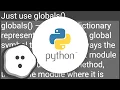 How to get a reference to current module s attributes in Python