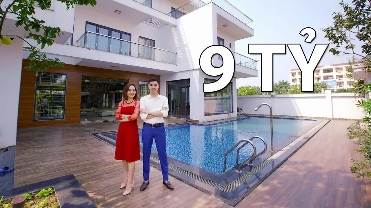 Review mẫu biệt thự phong cách hiện đại có hồ bơi tại Hải Dương