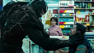 اقوى قتال من الفيلم فينوم2018 روعه سبايدر مان المتحول الى الوحش الاسود VENOM 