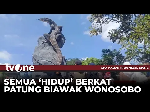 Patung Biawak di Wonosobo Dapat Sertifikat Hak Cipta dari Kemenkum