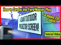 Elite Screens Yard Master Plus 250 Installation Guide Outdoor Projector Screen