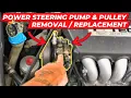 Honda Accord Power Steering Pump Replacement Pulley Removal 2003-2007