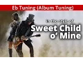 Download Lagu 'Sweet Child o Mine' - Eb tuning - GUNS n ROSES style E minor GUITAR BACKING TRACK