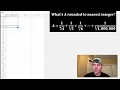 Google Sheets to solve a Math Problem