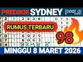 PREDIKSI SYDNEY POOLS MINGGU 8 MARET 2026 TARIKAN PAITO SYDNEY RUMUS KEPALA EKOR