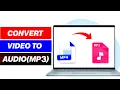 How to CONVERT MP4 to MP3