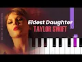 Download Lagu Taylor Swift - Eldest Daughter | Piano Tutorial