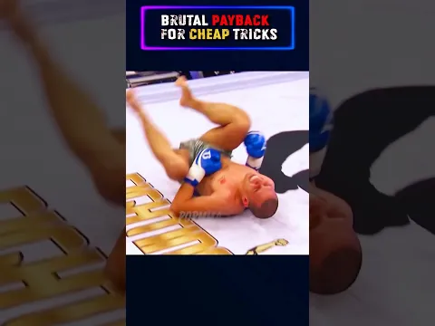 Dirty strikes come with dangerous consequences! #shorts #sports #viralshorts #fyptiktok