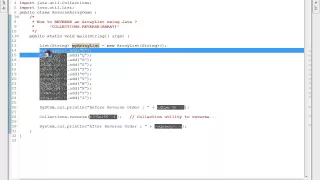 HOW TO REVERSE AN ARRAYLIST USING JAVA