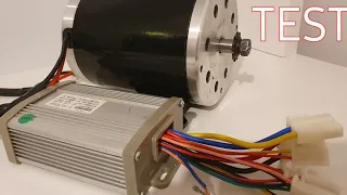 Test 36v 800w motor controller and throttle for motorbike quadbike escooter and ebike