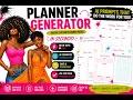 How I Create Unlimited Planner Pages in Minutes Planner Generator Tutorial